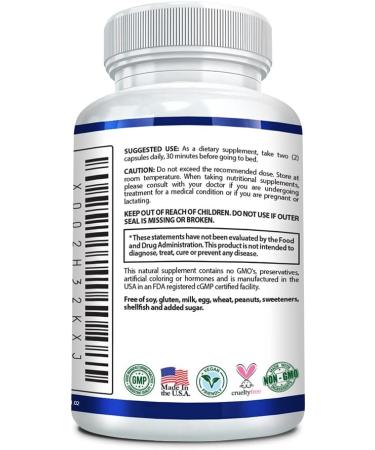 Research Verified Acid Reflux Relief 60 Capsules - Vegan Formula with Melatonin, 5-HTP, and Marshmallow Root for Soothing GI Problems - Buy Online on GoSupps.com
