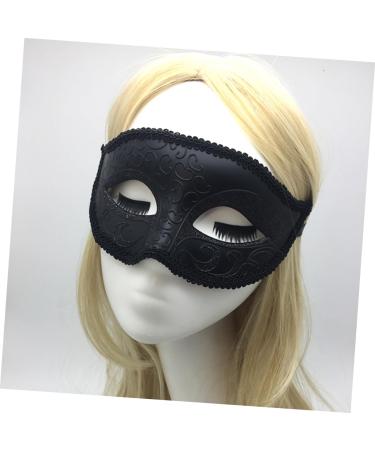Beavorty Masquerade Mask Halloween Costumes Wedding Masquerade Costume Eye Mask Black Outfit Male and Female Mask Stand Out Mask Halloween Mask Dreses Party Mask Men and Women Prom - Buy Online on GoSupps.com