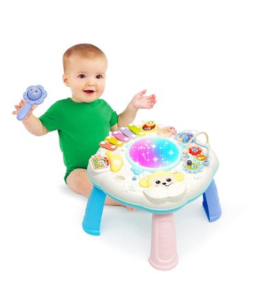 Musical Activity Table for 1-3 Years Old - Baby Learning Toys for Boys and Girls (11.7x11.7 inches) - Buy Online on GoSupps.com