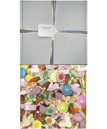 Happy Easter Pick n Mix 1kg Gummy Sweet Box Hamper Gift Present - Buy Online on GoSupps.com