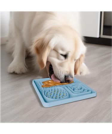 Buy Aodaliy Silicone Pet Lick & Leak Mat - BPA-Free Dog & Cat Shower Mats in Blue & Pink - Perfect for Mess-Free Grooming! - Buy Online on GoSupps.com