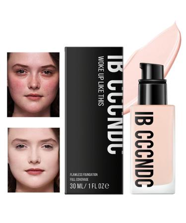 Rosixehird Full Coverage Liquid Foundation - Full Coverage Liquid Foundation - Long-Lasting Oil-Controlling Makeup Cream - Cosmetics for Women and Girls - Rosixehird Spots