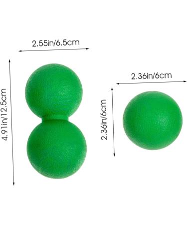 Healeeved Fascia Massage Balls Set | Lacrosse Ball for Rear Shoulder & Neck Pain Relief | Ero-Nuss-Yoga Roll Muscle Massager for Body - Buy Online on GoSupps.com