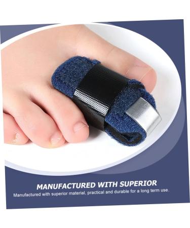 Lurrose 3pcs Toe & Finger Support Sleeves | Immobilizer Splint Set for Hammertoe, Sprains & Mallet Thumb | Blue 11.5X2.5CM - Buy Online on GoSupps.com