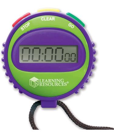 Learning Resources Simple 3 Button Stopwatch for Science Investigations and Math Exercises | Ages 5 - Buy Online on GoSupps.com