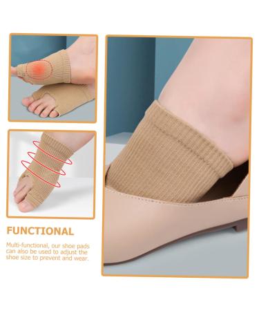 FRCOLOR Ankle Compression Sleeves & Forefoot Tabi Set - 5 Pairs High Heel Cushions & Gel Pads for Women - Soft Toe Socks & Insoles for Mules - Buy Online on GoSupps.com