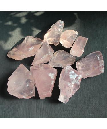 1pcs Natural Raw Pink Rose Quartz Crystal Rough Stone Specimen Crystal Love Natural Stones and Minerals Fish Tank Stone (Size : 20-30g) - Buy Online on GoSupps.com