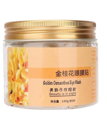 Gold Osmanthus Eye Mask 80pcs - Anti-Aging Collagen Patches for Puffy Eyes, Dark Circles, Wrinkles, and Eye Bags - Deep Moisturizing Formula with Elasticity Boost - Buy Online on GoSupps.com