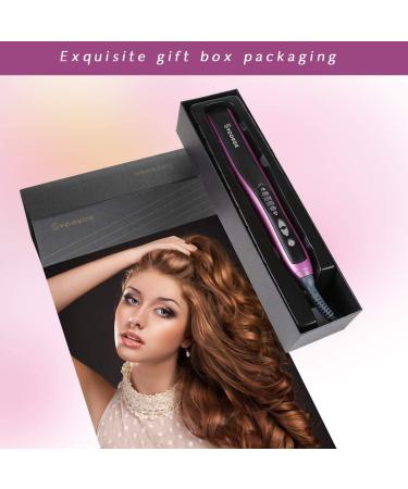 Electric Straightening Comb - 2-in-1 Hot Brush Hair Straightener with Fast Heating | Auto-Off, Anti-Scald, Ceramic | Ideal for Thick Hair at Home, Salon & Travel - Buy Online on GoSupps.com