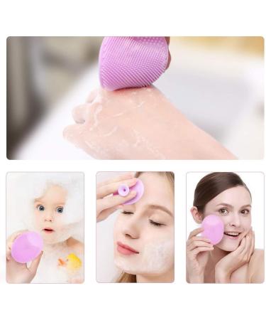 Uramoto Silicone Face Scrubber Brush - 12Pcs Exfoliator for Blackheads Facial Cleansing & Baby Shampoo - 6 Color Options - Buy Online on GoSupps.com