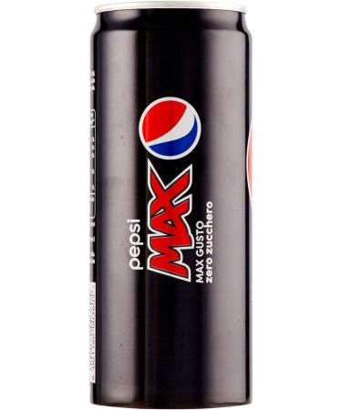  Pepsi Pepsi Max Cola Flavored Non-Alcoholic Drink Zero Sugar Pot Sleek Size 24 x 0.33 L - Buy Online on GoSupps.com