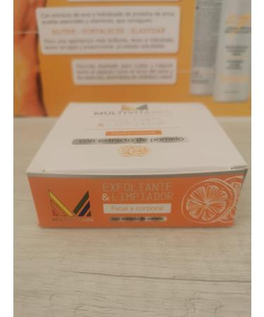 Cremas Multivitamin UNISEX GRAPEFRUIT SUGAR AND SALT FACIAL SCRUB 100 GR - Buy Online on GoSupps.com