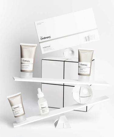 The Ordinary Balance Skincare Set - Squalane Cleanser, Salicylic Acid Masque, Niacinamide 10%, Zinc 1%, NMF + HA - 4 Piece Set - Buy Online on GoSupps.com