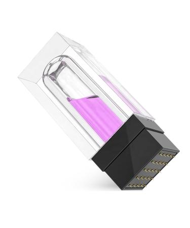 Hydra Needle 25 Derma Stamp Microneedling Pin Length 1.0mm Serum Applicator Bottle Reusable for Anti-aging Skin Care Hair Beard Growth Stimulation Shrink Pores Brigthen Skin Tone Pin-1.0 mm