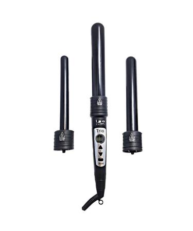 Black Trio Curling Iron | 3 Barrels for Effortless Curls | International Shipping Available - Buy Online on GoSupps.com
