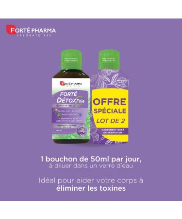 Fort Pharma - Fort Liver Detox | Detox Food Supplement - Milk Thistle Black Radish Desmodium and Vitamins - Liver Detox - Buy Online on GoSupps.com