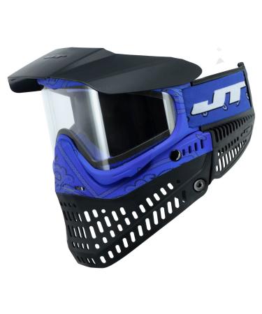 JT Proflex Goggles LE Bandana Blue w/ Clear and Smoke Lens