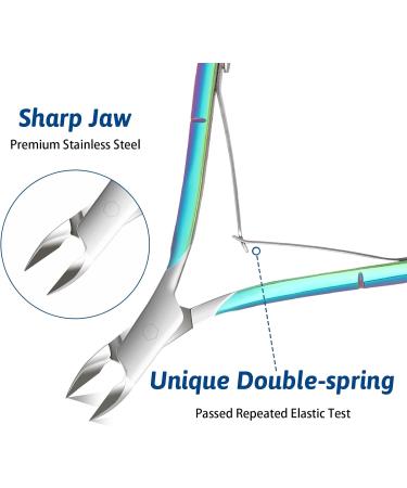 WLLHYF Cuticle Trimmer & Pusher Set - 3PCS Professional Stainless Steel Manicure Pedicure Tool Kit for Fingernails and Toenails - Buy Online on GoSupps.com