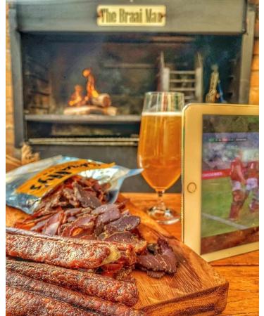  Smally's Biltong Smally's Biltong - Beef Sticks Jalapeno Beef Cabbage High Protein Beef Snack Air Dried South African Traditional Beef Sausage - 40g x 15 Packs - Buy Online on GoSupps.com