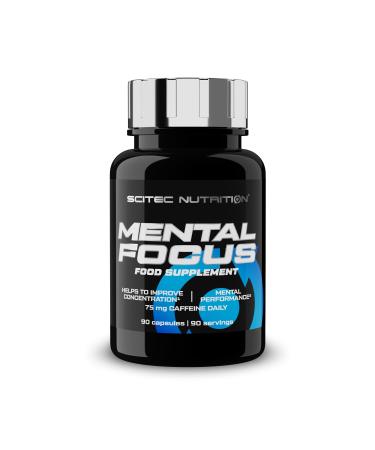 Scitec Nutrition mental focus - caffeine acetyl L -carnitine and tyrosine for increased mental alertness and performance 90 capsules