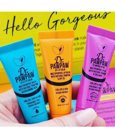 Dr.PAWPAW Lip & Eye Balm - Multipurpose Natural Hydrating Balm for Lips Eyes & Skin | 8 ml - Fragrance-Free Beauty Essential - Buy Online on GoSupps.com