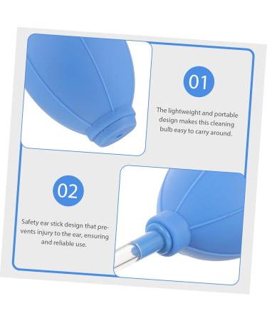 Silicone Baby Ear Sprayer & Nasal Sucker - Bcoath Ball for Gentle Cleaning | Soft Rubber Ear Cleaning Tool - Buy Online on GoSupps.com