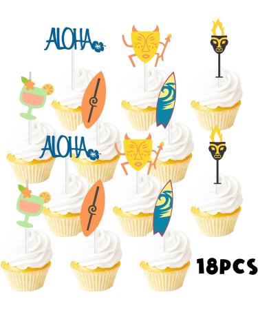 S-FX-0106 Ice Cream Fruit Dessert Cupcake Topper Colorful Glitter Happy Birthday Sensory Pop Game Theme Decor Supplies Baby Shower Boys Girls Birthday Party Decorations - Buy Online on GoSupps.com