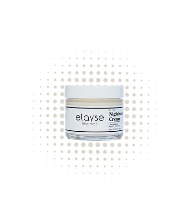 ELAYSE Luxurious Detox Nightwear Cream | Overnight Hydration & Skin Revitalization | Packed with Peptides & Antioxidants | 1.7 fl oz | Reduces Fine Lines Wrinkles & Signs of Aging