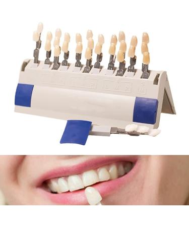 ZJchao Teeth Shade Guide - 29 Removable Color Comparison Chart for Teeth Whitening | International Shipping Available - Buy Online on GoSupps.com