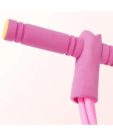 21 Fitness Resistance Bands-6 Tube Pedal Ankle Puller Elastic Exercise Bands with Handles Pull Rope for Waist Arm Leg Train Pink - Buy Online on GoSupps.com