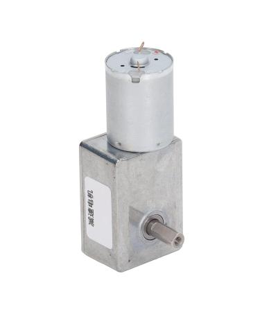 Mini Geared Motor DC Worm Gear Motor Self Locking 12V 12mm Single Shaft Length for Ovens (30RPM)