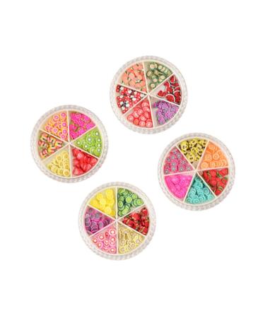 Housoutil 4 Box Halloween Nail Art Christmas Nail Art Creative Nail Decorations Fruit Pattern Kid Nail Stickers Nail Art Stickers Fruit Slices for Acrylic Nails Stickers for Nails Manicure