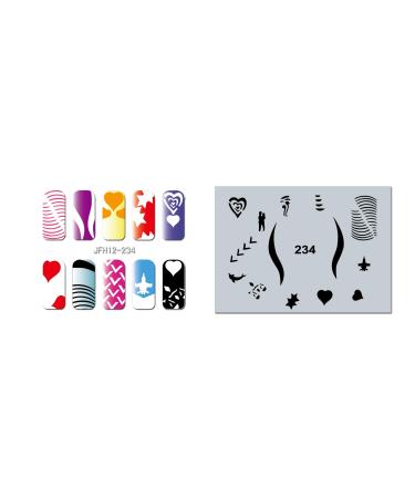 Fingernail stencil (airbrush nail art) Fengda JFH12-234