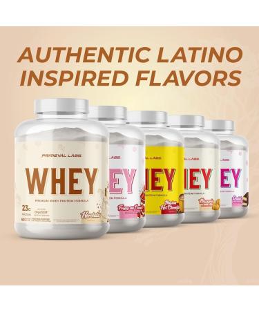 Primeval Labs Pure Whey Protein Concentrate | Muscle Growth & Recovery | Easy to Mix Formula | Horchata | 60 Servings Horchata 60 Servings - Buy Online on GoSupps.com