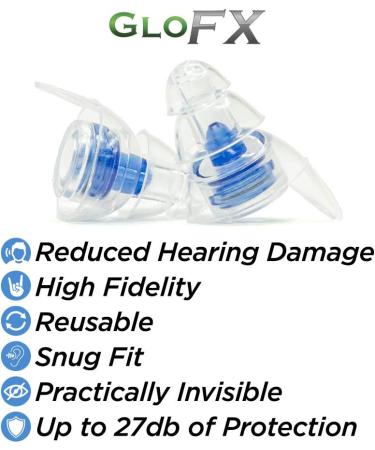 High Fidelity Musician Earplugs for Concerts & Festivals - Reusable Noise Cancelling Hearing Protection - Buy Online on GoSupps.com