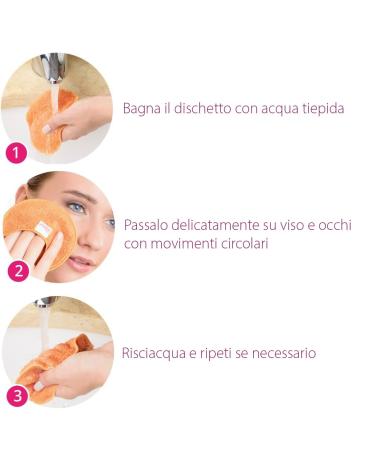 Elmaris Washable Make-Up Remover Pads for Face & Eyes - Water-Activated All Skin Types Travel-Friendly (2 Pads) - Buy Online on GoSupps.com