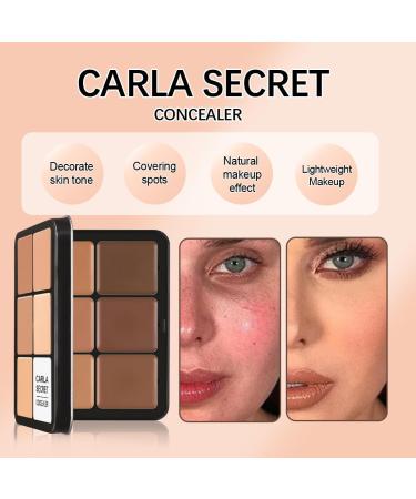 Palette d'anticernes 12 couleurs correction professionnelle des couleurs maquillage longue dur e couvrance totale corrige les cernes les boutons et les imperfections att nue les rougeurs - Buy Online on GoSupps.com