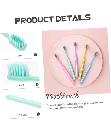 Gatuida 75 STK Toothbrush Cleaning & Travel Accessories - Super Soft Tooth Care for Men & Women - Eco-Friendly Folding Tooth Care Set (5 Colors) - Buy Online on GoSupps.com