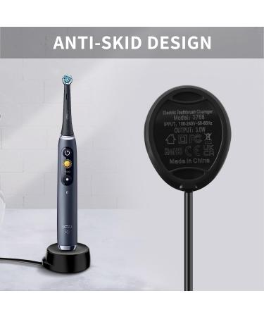 Buy Electric Toothbrush Charger for Braun Oral B IO Series 7 8 9 | Replacement Magnetic Charger 100V-240V for IO7 IO8 IO9 | IP67 | Travel & Home Use - Black - Buy Online on GoSupps.com