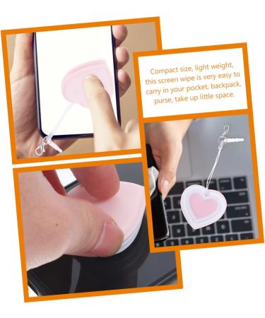 Buy Ipetboom 5pcs Screen Wipe Dollhouse Wallpaper | Pink Lens Cleaner Cloth & Handbag Pendant | Perfect for Phone Glasses & More - Buy Online on GoSupps.com