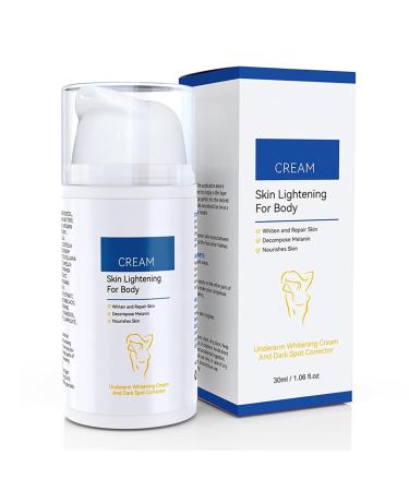 Whitening Cream for Sensitive Areas Skin Lightening Cream Brightening Cream for Intimate Areas Removes Brown Spots with Vitamin C for Armpits Knees (1)