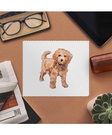 Cavapoo Dog Microfiber Lens Cloths - 2 Pack | Premium Screen Cleaning Cloths for Glasses Cameras & More - Buy Online on GoSupps.com