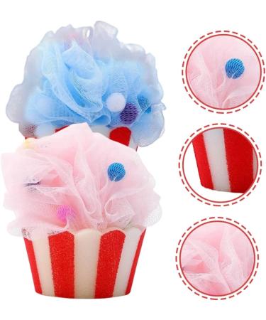Buy Hemoton 2pcs Cartoon Bath Ball - African Body Cleaning Sponge & Shower Loofah for Men & Women | Travel Accessories - Buy Online on GoSupps.com