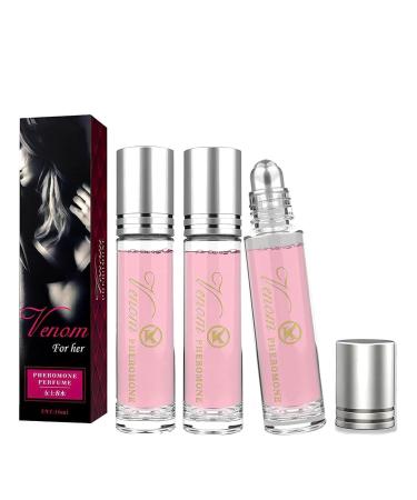 3Pcs Lunex Phero Perfume Verola Perfume for Women Women Pheromone Perfume Specially Designed For Women Portable Perfume Long Lasting Female Roll On Perfume Phero Oil.
