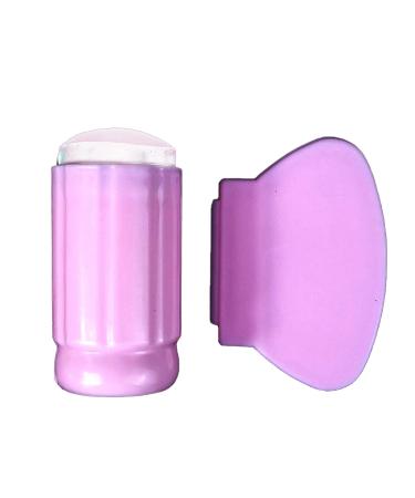 Benoon stamp nail art tool nail stamp removable works of art production with scrapers silicone seal nail stamping pressure tips tool for manicure pink