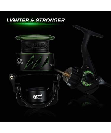 Piscifun Viper X Spinning Reel - Ultralight High Speed Fishing Reel 10+1BB Carbon Fiber 33 LB Max Drag - 500 Series - Buy Online on GoSupps.com