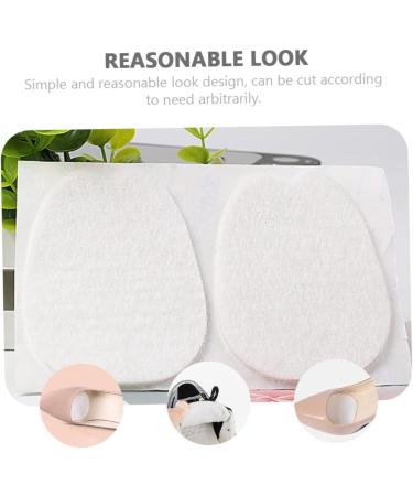NOLITOY 4 Pairs Forefoot Pads - Non-Slip Metatarsal Cushions for High Heels & Shoes - Comfortable Insole Inserts - Adjustable Felt Pads - White - Buy Online on GoSupps.com