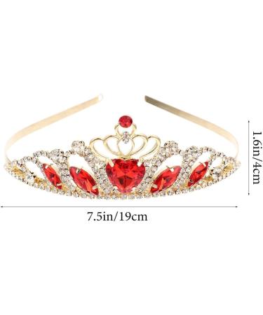 Minkissy Rhinestone Princess Tiara Girls Crystal Tiara Crown Rhinestones Tiara Crown Crystal Flower Girls Crown for Little Girls Blue As Shown 1 - Buy Online on GoSupps.com
