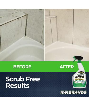 RMR Tub and Tile Cleaner - Industrial-Strength Mold & Mildew Stain Remover - No-Scrub Foam Cleaner - 32 Fl Oz - Modern Orchard Scent - Buy Online on GoSupps.com