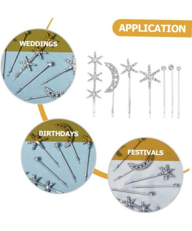 Ipetboom 3 Sets Fringe Bobby Pin Girls Hair Barrettes Star Hair Clip Wedding Hair Accessories for Women Rhinestone Barrettes Women Hair Accessories Headgear Rhinestones Alloy - Buy Online on GoSupps.com
